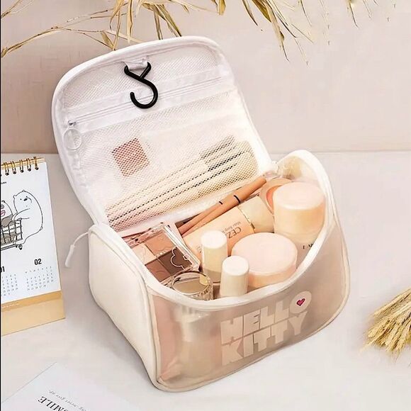 Hello Kitty Large Cosmetics Travel Organizer Bag officially licensed by Sanrio - Picture 2 of 6